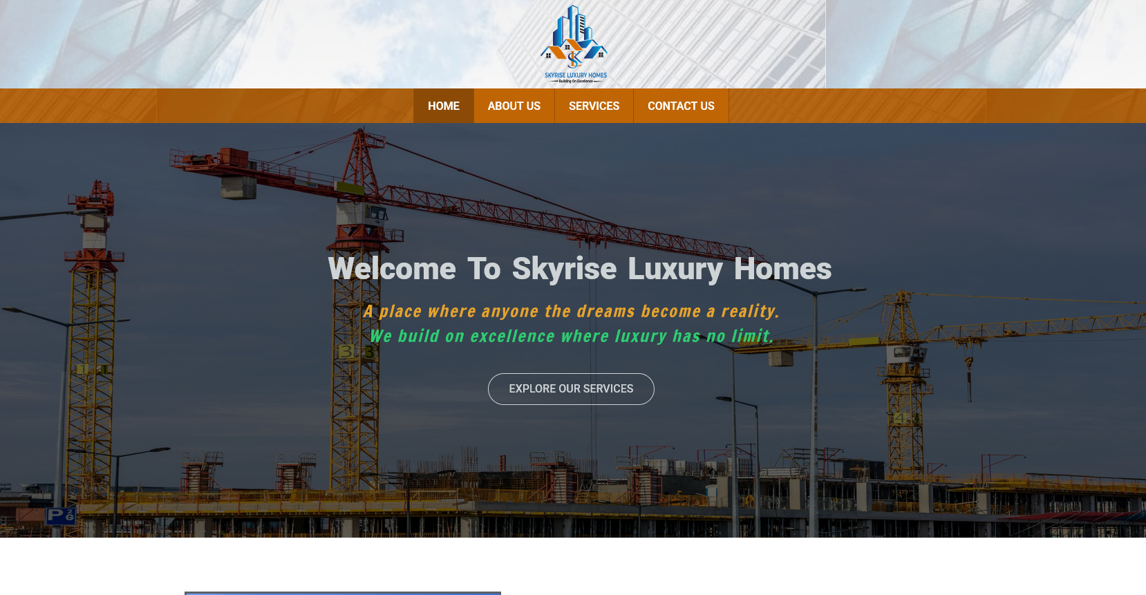 Skyrise Luxury Homes Website