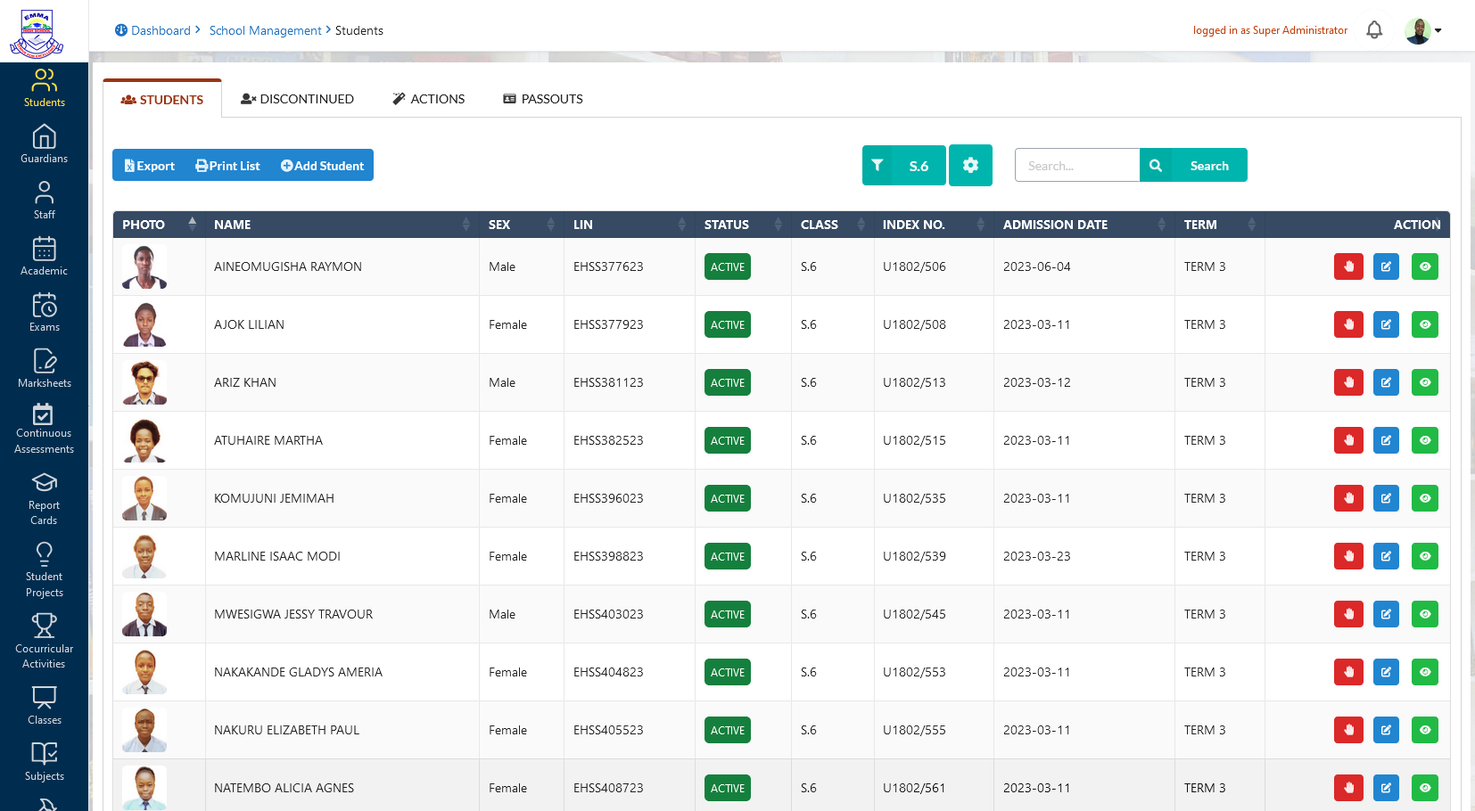 School Management System